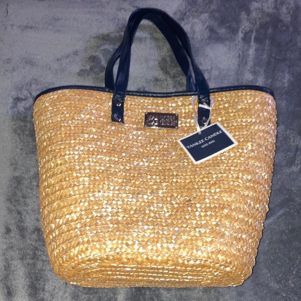 Yankee Candle Straw Tote